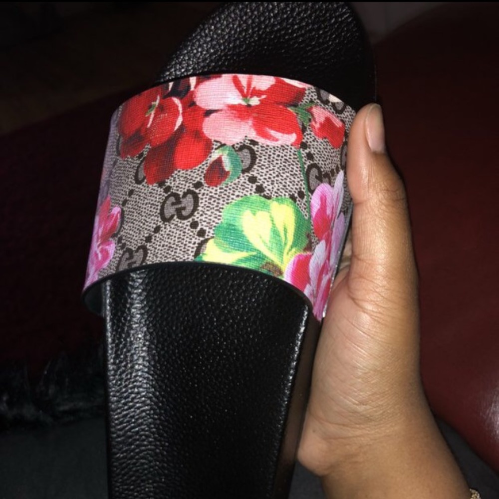 Gucci Floral Slides